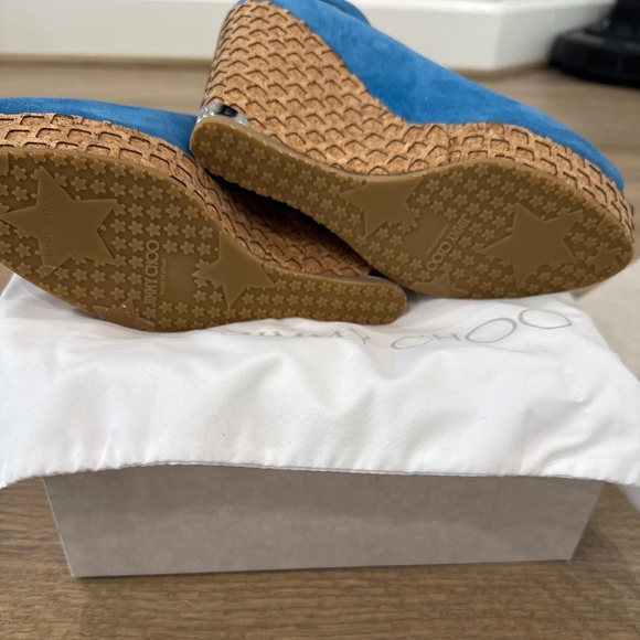 Jimmy Choo 5” Platform Wedge w/open toe - Picture 3 of 3